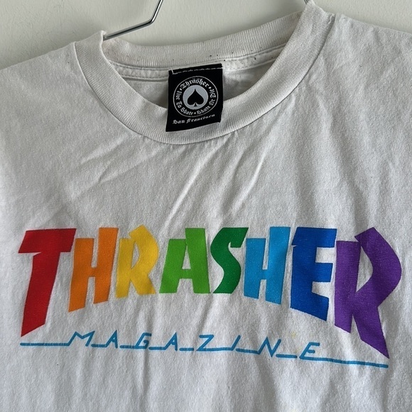 THRASHER | Rainbow Lettered Tee - Picture 3 of 5